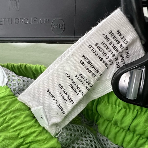 Helmut Lang Green Nylon Swim Shorts Men’s Small - Picture 6 of 6